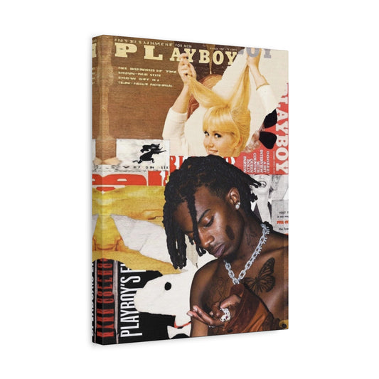 Copy of Red Storm Abstract Canvas Print