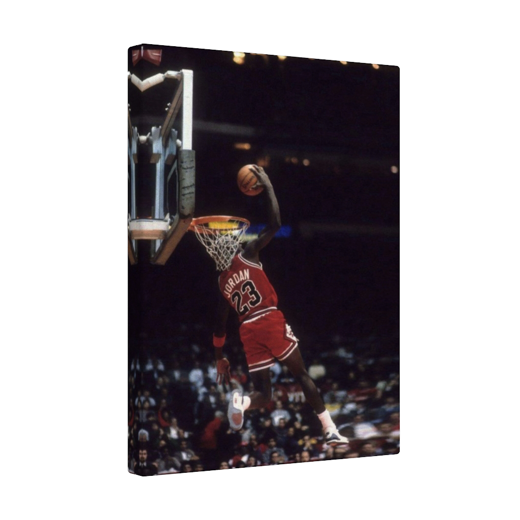 Michael Jordan 'Dunking' Canvas